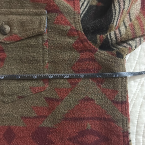 Vintage Schmidt Fleece Overshirt Southwest Pattern - Picture 2 of 8